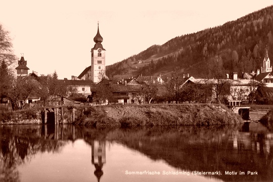 Schladming mit Russenteich / Archiv: Stadtmuseum Schladming